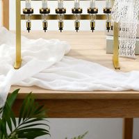 Lot de 12 distributeurs de parfum dorés de 500 ml, support de bar stable, distributeur de parfum en verre, décorations de mariage