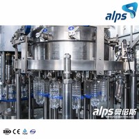 Machine de remplissage automatique 3 en 1 pour boissons gazeuses, équipement d'embouteillage de soda et d'eau pétillante en bouteille PET