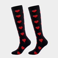 Chaussettes de compression personnalisées avec logo pour femmes, hauteur genou, pour la course, l'athlétisme, les infirmières, les femmes enceintes, le soutien au travail, les voyages, les vols, les sports
