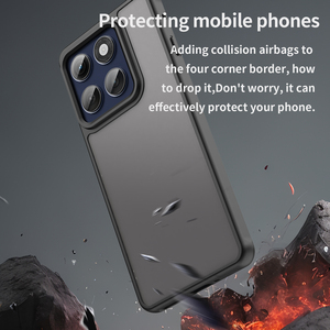 Para Moto Edge 60 <span class=keywords><strong>Pro</strong></span>, fundas para teléfonos móviles, funda protectora delgada translúcida <span class=keywords><strong>mate</strong></span> antihuellas dactilares para Motorola Edge 60 <span class=keywords><strong>Pro</strong></span> - Product Image 6