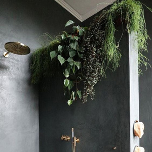 Mori Persian Felce ciondolo verde pianta di simulazione paesaggio per il soffitto decorazione della parete per natale pasqua di capodanno laurea - Product Image 5