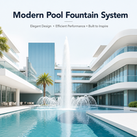 Fuente de Agua con Luz para Piscina, Solución Completa, Suministro Directo de Fábrica, Diseño y Construcción Propios, Certificación CE y RoHS