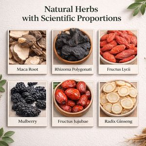 Thé Herbal Premium pour la Fertilité Masculine avec Ginseng et Cinq Trésors Biologiques, Non Irritant, Soutien Rénal et Énergétique, Emballage en Vrac - Product Image 6