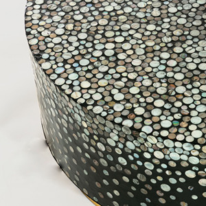 Table basse en nacre de haute qualité conception OEM personnaliser décor fait à la main meubles de maison de l'usine du Vietnam directement - Product Image 3