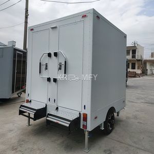 Toilettes publiques mobiles de luxe VIP 2025, toilettes mobiles WC, remorque de douche portable avec DOT CE - Product Image 2