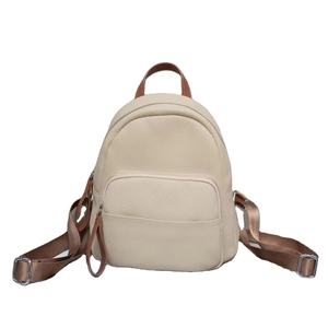 2025 sac à dos en peau de vache pour femmes grande capacité Texture carrée doublure en coton doux décontracté avec tout par le japon corée du <span class=keywords><strong>sud</strong></span> - Product Image 1