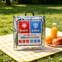Sacs isothermes personnalisables avec logo, imperméables, robustes, en feuille d'aluminium, pour pique-niques, courses et usage quotidien