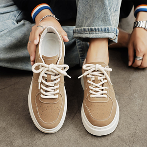 Chaussures de skate rétro à lacets avec logo personnalisé, doublure en mesh respirant, antidérapantes, légères, baskets décontractées pour hommes - Product Image 4