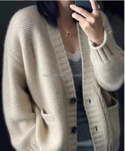 Maglioni di maglieria taglie forti <span class=keywords><strong>Cardigan</strong></span> da uomo in cotone 100% <span class=keywords><strong>Basic</strong></span> - Product Image 5