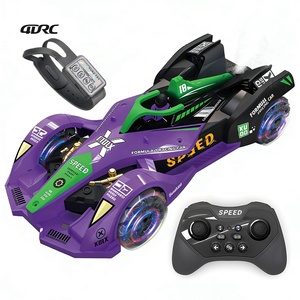 Voiture de course télécommandée 4DRC F1, détection gestuelle, 12 canaux, 2,4 GHz, haute vitesse, drift, jouets de voiture RC avec pulvérisation de brume et son - Product Image 1