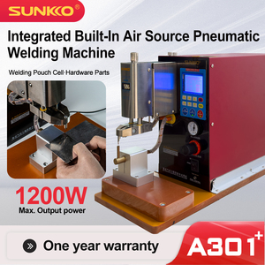 SUNKKO A301+ Neumático, Soldador de Puntos para Baterías de Litio 18650, 12000W 2000A, Grado Industrial, SUNKKO A301+ con Compresor de Aire Incorporado - Product Image 3