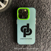 Coque de téléphone givrée à motif de mode créatif adaptée à l'iPhone 16 15 Pro Max 16 16e 15 14 13 12 couverture arrière antichoc