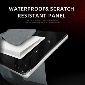 남미 표준 푸시 버튼 라이트 월 스위치 하이 퀄리티 미국 표준 벽 스위치 <span class=keywords><strong>4</strong></span> 갱 1 방향 제어 라이트 스위치 - Product Image 6