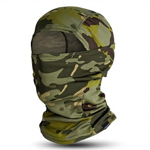 Masque cagoule intégral camouflage VU&TT respirant et imperméable en Spandex et Polyester, couleur unie, pour adulte, idéal pour les activités de plein air - Product Image 1