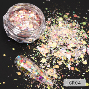Wholesale Mixed Color Nail <b>Sequins</b> Flakes Set Irregular Iridescent Nail <b>Art</b> Glitter Decorations CE & MSDS Certified - Product Image 6