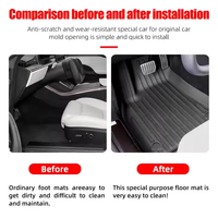 Tapis de voiture pour BYD Seal U 2023 TPE 5D Tapis de sol personnalisé pour Song Plus EV Tapis de pied de voiture Accessoires d'intérieur automobile