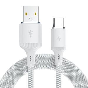 สายชาร์จโทรศัพท์มือถือ Vivo แบบชาร์จเร็วพิเศษ ชนิด Type-C พร้อมการป้องกันแบบถักและวัสดุ TPE รองรับการชาร์จเร็ว 3A สำหรับกล้อง - Product Image 3