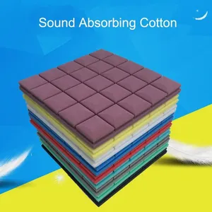 Panneaux acoustiques en <span class=keywords><strong>mousse</strong></span> insonorisante 30*30*5cm pour murs, <span class=keywords><strong>d</strong></span>écoration, studio <span class=keywords><strong>d</strong></span>'enregistrement, <span class=keywords><strong>mousse</strong></span> insonorisante autocollante en forme de coin - Product Image 2