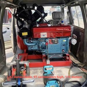 סין מדחס נייד בוכנה בורג בוכנה בורג עם מנוע בנזין דיזל מדחס אוויר - Product Image 4