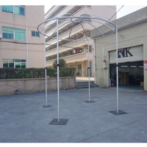 Adjustable Aluminum Telescopic Round Support <b>Stand</b> Pipe and Drape with 3-23ft Size Option for Wedding Events - Product Image 4