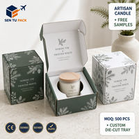 Boîte d'expédition en carton ondulé personnalisée pour Noël, écologique, avec impression couleur et logo