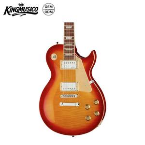 Guitare électrique de style <span class=keywords><strong>Les</strong></span> <span class=keywords><strong>Paul</strong></span> GZ-LP1E |   Corps et manche en acajou |   22 frettes, échelle de 628 mm |   Double micros humbucker - Product Image 4
