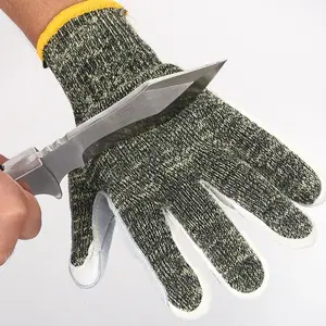 高切割皮革机械防刺手套手防护防火凯夫拉尔芳纶纤维焊接手套