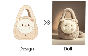 Factory Wholesale Custom Low MOQ Cat <strong>Plush</strong> Backpack Custom <strong>Cute</strong> <strong>Plush</strong> Animal <strong>Bag</strong> Custom Cat <strong>Plush</strong> Backpack - Product Image 5