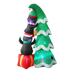 Factory Stock 233.33cm Christmas Tree Inflatable Cross-Border New with Rotating Lights for Party Courtyard Lawn Decorations - Product Image 4