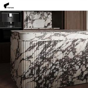 Tostone Italy lastre di marmo originali Calacatta Viola per cucina di lusso isole bagno vanità top casa ville arredamento appartamento - Product Image 6