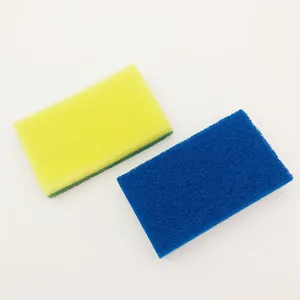 Scrub Sponge Kitchen Thick Scrubber Pad Cleaning Scouring Sponge Pads Scourer Sponges