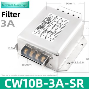 Three-phase AC Power <strong>Filter</strong> CW10B-SR/3A/6A/10/30/40/50A Terminal Type 380V - Product Image 6