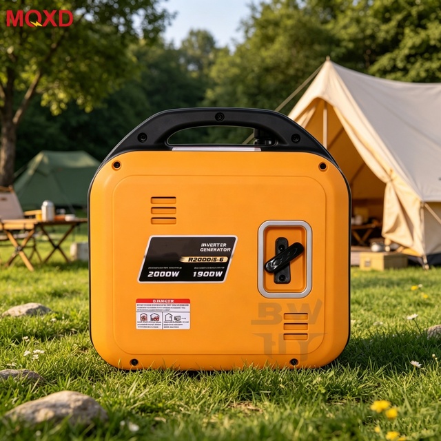 Portable Ultra Quiet Gasoline Generator 2000W Lightweight Inverter Power Generatorfor Outdoor Camping and Emergency Backup
