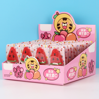 Fabricant OEM, vente en gros, bonbons mous HALAL personnalisés, sucettes, gommes aux fruits, multicolores, emballage cadeau pour supermarché