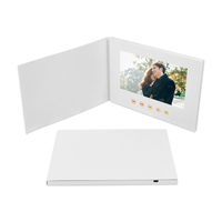 Impresión Personalizada de Tarjetas de Invitación Digitales con Pantalla LCD IPS de 4.3/5/7 Pulgadas, Tarjeta de Felicitación con Video, Libro de Video para Bodas, Folleto de Video