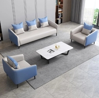 Canapé de bureau moderne, léger et de luxe, design simple pour hôtel, appartement ou location, ensemble complet pour petits espaces