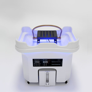 Bassin de lavage portable au design moderne pour <span class=keywords><strong>spa</strong></span> capillaire, équipement de massage et de shampoing avec fonction de fumigation, sans installation de plomberie requise - Product Image 2