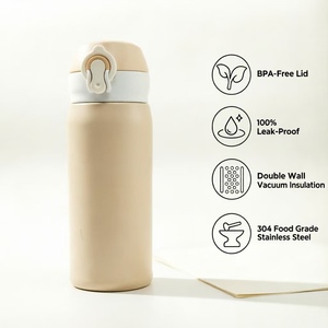 Bouteille d'eau isotherme en acier inoxydable de 300 ml, gobelet de voyage anti-fuite avec poignée portable pour le bureau, les sports de plein air - Product Image 3