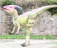 Costume de dinosaure Parasaurolophus réaliste personnalisé en métal pour spectacle, pour adultes, utilisation en intérieur/extérieur, centre commercial