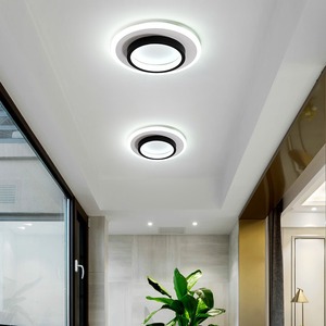 Plafonnier LED moderne minimaliste avec couvercle en acrylique, alimentation CA, blanc, <span class=keywords><strong>pour</strong></span> salon, couloir, entrée, <span class=keywords><strong>balcon</strong></span> - Product Image 3