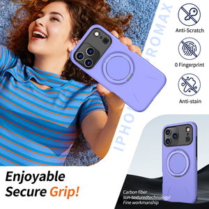Étui magnétique robuste pour iPhone 17 Pro Max 16 15 14 13, antichoc, support de voiture avec béquille rotative à 360°, compatible Samsung - Product Image 3