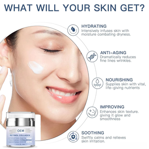 Crema Lifting Viso OEM con Retinolo, Collagene e Acido Ialuronico - Rassoda e Leviga Collo e Décolleté - Product Image 3