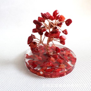 Natural <b>Crystal</b> Money <b>Tree</b> Resin Base Handmade Ornament Home Decoration Gift - Product Image 3