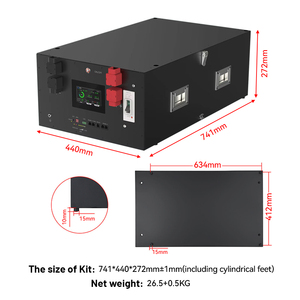 กล่องแบตเตอรี่ LiFePO4 48V DIY สำหรับ EU Stock 15kwh พร้อม JK V19 BMS 280Ah 300Ah กล่องแบตเตอรี่ Lifepo4 สำหรับเก็บพลังงานแสงอาทิตย์ภายในบ้าน - Product Image 2