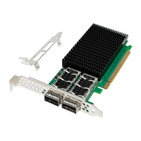 Carte réseau serveur double QSFP28 100G PCIe3.0 X16, compatible avec la spécification CX4, prend en charge RDMA SR-IOV UEFI, fourniture d'usine OEM