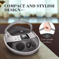 Usine directe LED affichage portable multimédia lecteur CD avec son stéréo rétro lecteur de cassettes portable