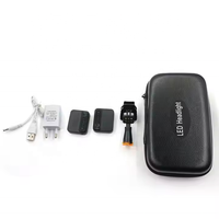 Lampe frontale dentaire sans fil 5W à luminosité réglable avec loupe binoculaire pour laboratoire dentaire et usage médical