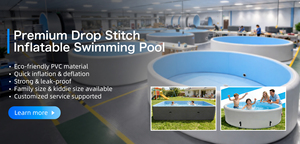 Piscine gonflable DWF Drop-Stitch hors sol à double paroi en <span class=keywords><strong>tissu</strong></span> avec <span class=keywords><strong>kit</strong></span> de <span class=keywords><strong>réparation</strong></span> - Product Image 3
