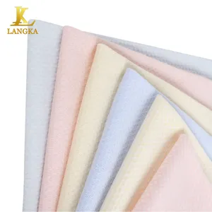 Langka honeycomb jacquard mesh interlock 100% recycled polyester knitting fabric for sportswear