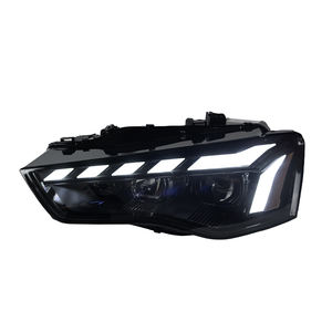 Yüksek kaliteli Audi A5/A5L/S5/RS5 2008-2016 LED oto farlar meclisi 100W projektör Lens araba ön lambaları yükseltme aksesuarları - Product Image 1